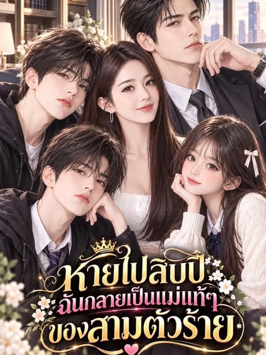 ปก หายไปสิบปี ฉันกลายเป็นแม่แท้ๆ ของสามตัวร้าย