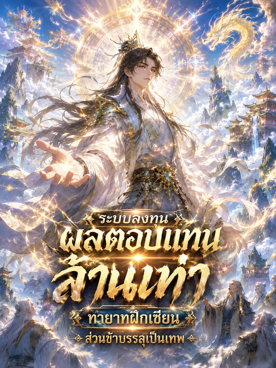 ปก ระบบลงทุนผลตอบแทนล้านเท่า: ทายาทฝึกเซียน ส่วนข้าบรรลุเป็นเทพ