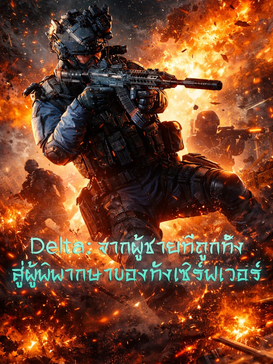 ปก Delta: จากผู้ชายที่ถูกทิ้ง สู่ผู้พิพากษาของทั้งเซิร์ฟเวอร์