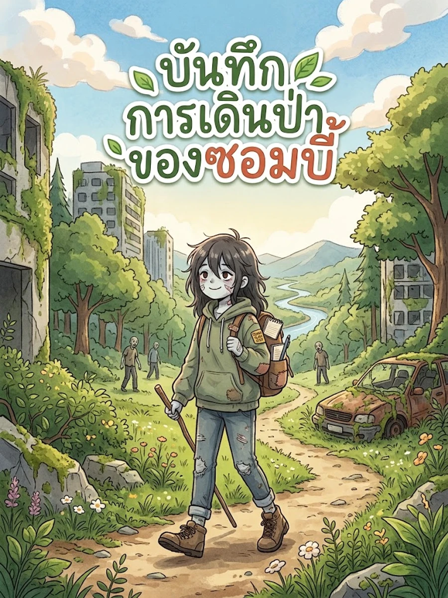 ปก บันทึกการเดินป่าของซอมบี้