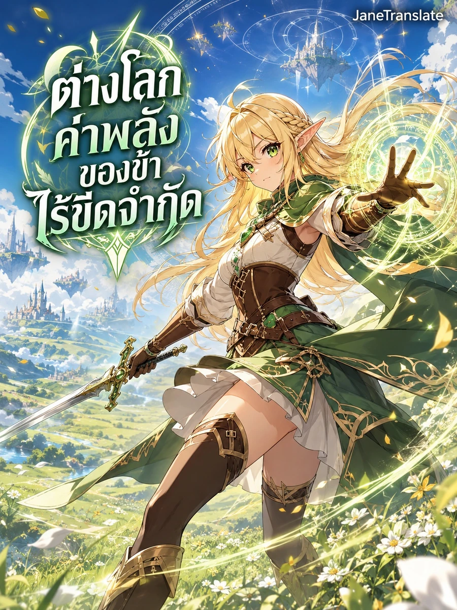 ปก ต่างโลก: ค่าพลังของข้าไร้ขีดจํากัด