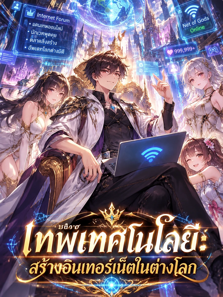 ปก เทพเทคโนโลยี: สร้างอินเทอร์เน็ตในต่างโลก
