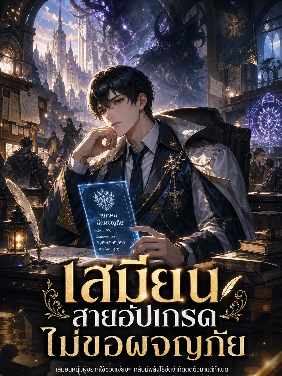 ปก เสมียนสายอัปเกรดไม่ขอผจญภัย