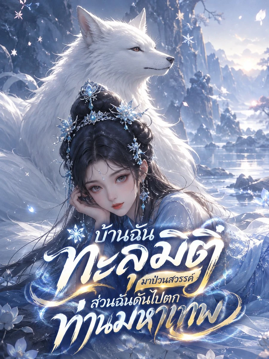 ปก บ้านฉันทะลุมิติมาป่วนสวรรค์ ส่วนฉันดันไปตกท่านมหาเทพ