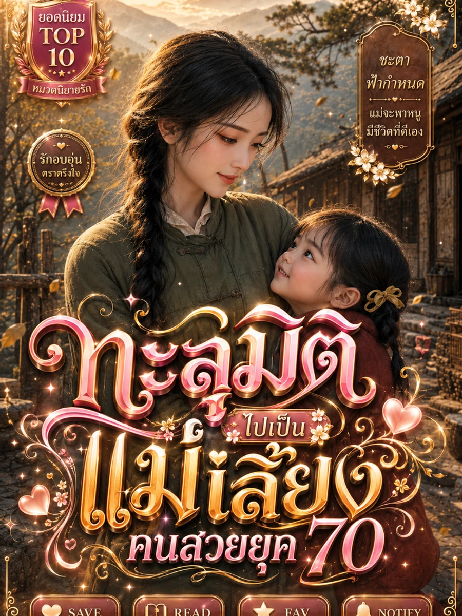 ปก ทะลุมิติไปเป็นแม่เลี้ยงคนสวยยุค 70