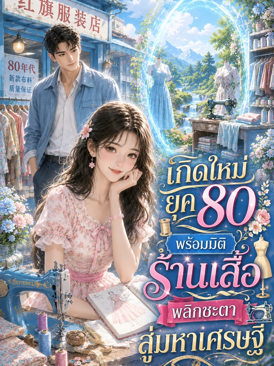 ปก [ จบแล้ว ] เกิดใหม่ยุค 80 พร้อมมิติร้านเสื้อ พลิกชะตาสู่มหาเศรษฐี