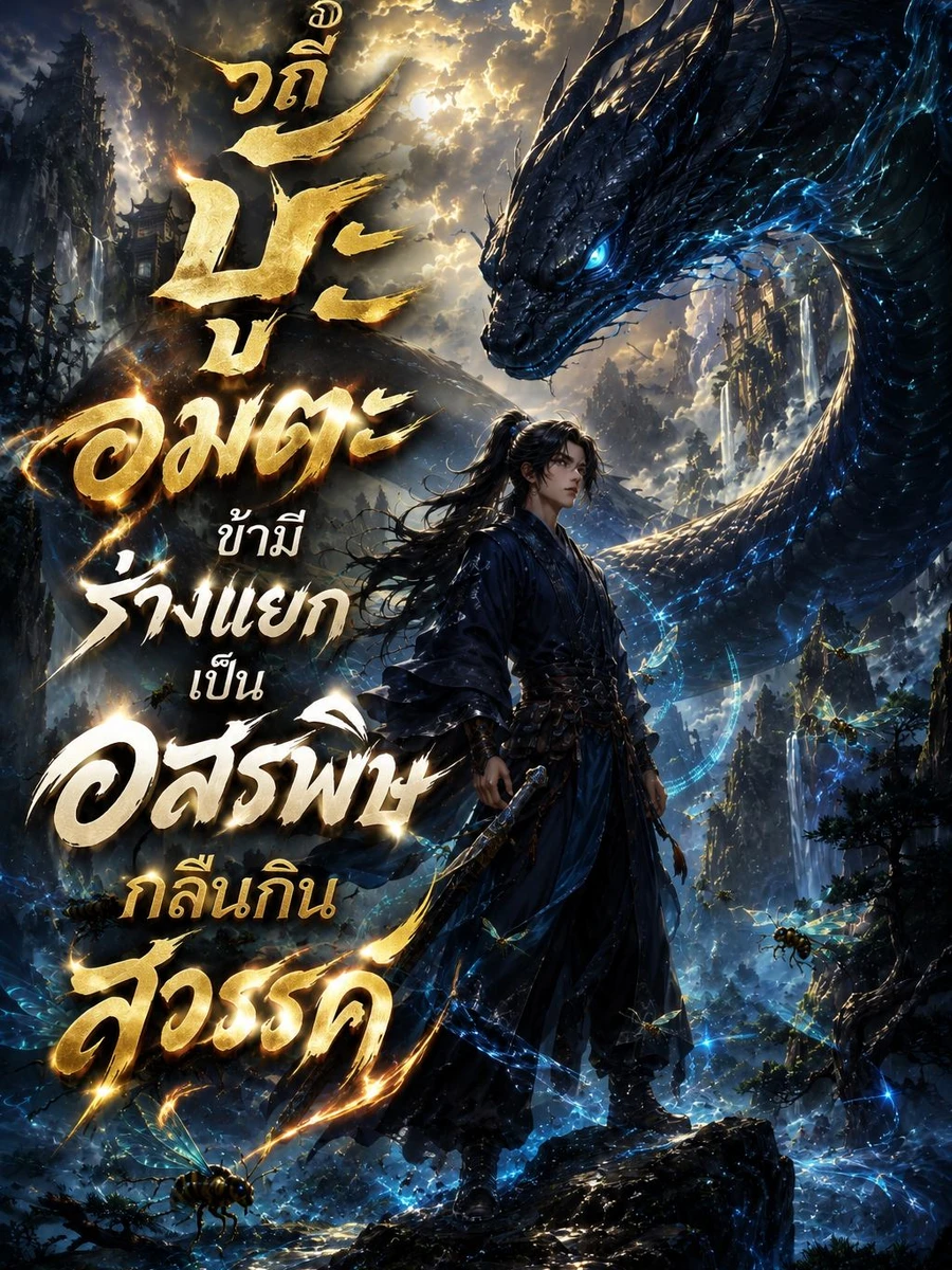 ปก วิถีบู๊อมตะ ข้ามีร่างแยกเป็นอสรพิษกลืนกินสวรรค์