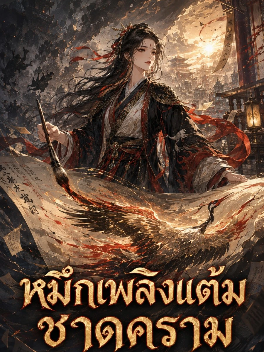 ปก หมึกเพลิงแต้มชาดคราม