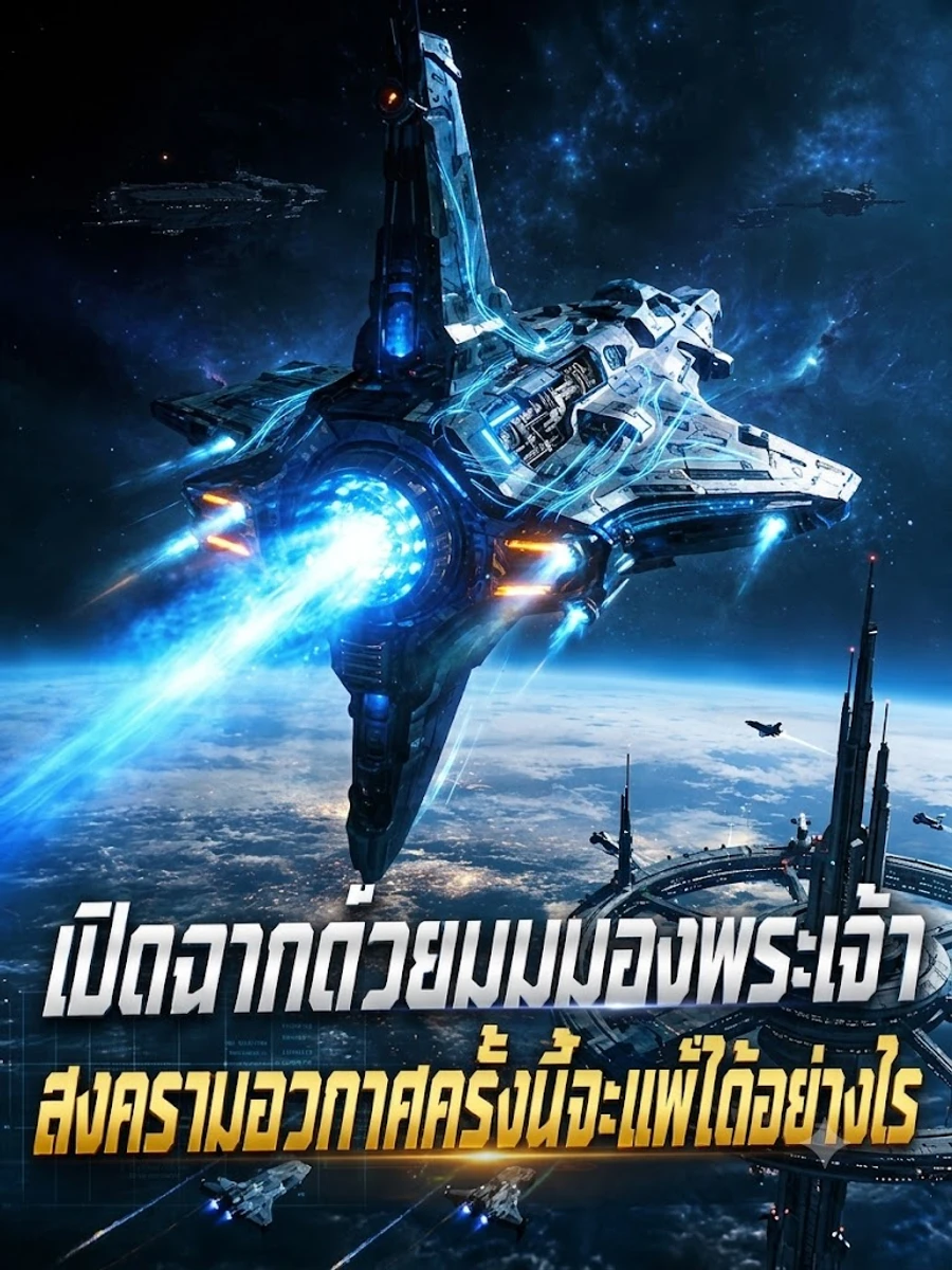 ปก [ชนต้นฉบับ] เปิดฉากด้วยมุมมองพระเจ้า สงครามอวกาศครั้งนี้จะแพ้ได้อย่างไร