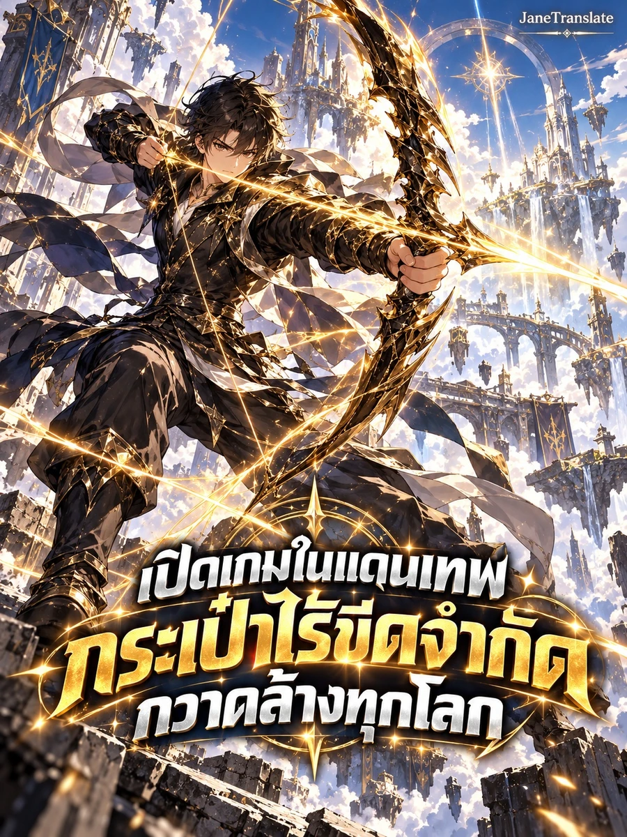 ปก เปิดเกมในแดนเทพ กระเป๋าไร้ขีดจํากัดกวาดล้างทุกโลก