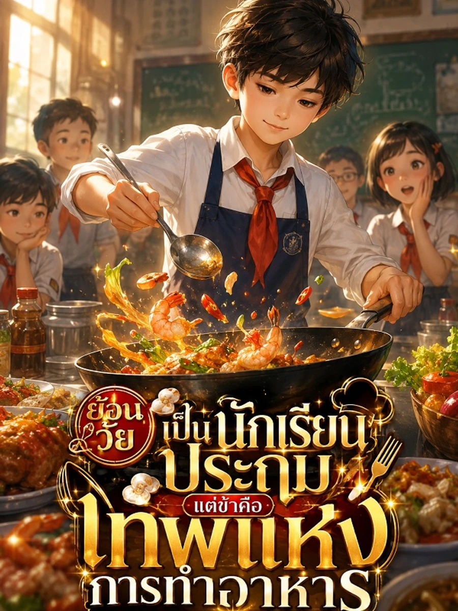 ปก ย้อนวัยเป็นนักเรียนประถม แต่ข้าคือเทพแห่งการทําอาหาร