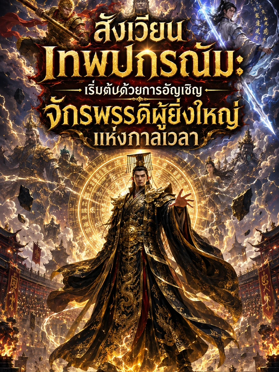 ปก สังเวียนเทพปกรณัม: เริ่มต้นด้วยการอัญเชิญจักรพรรดิผู้ยิ่งใหญ่แห่งกาลเวลา