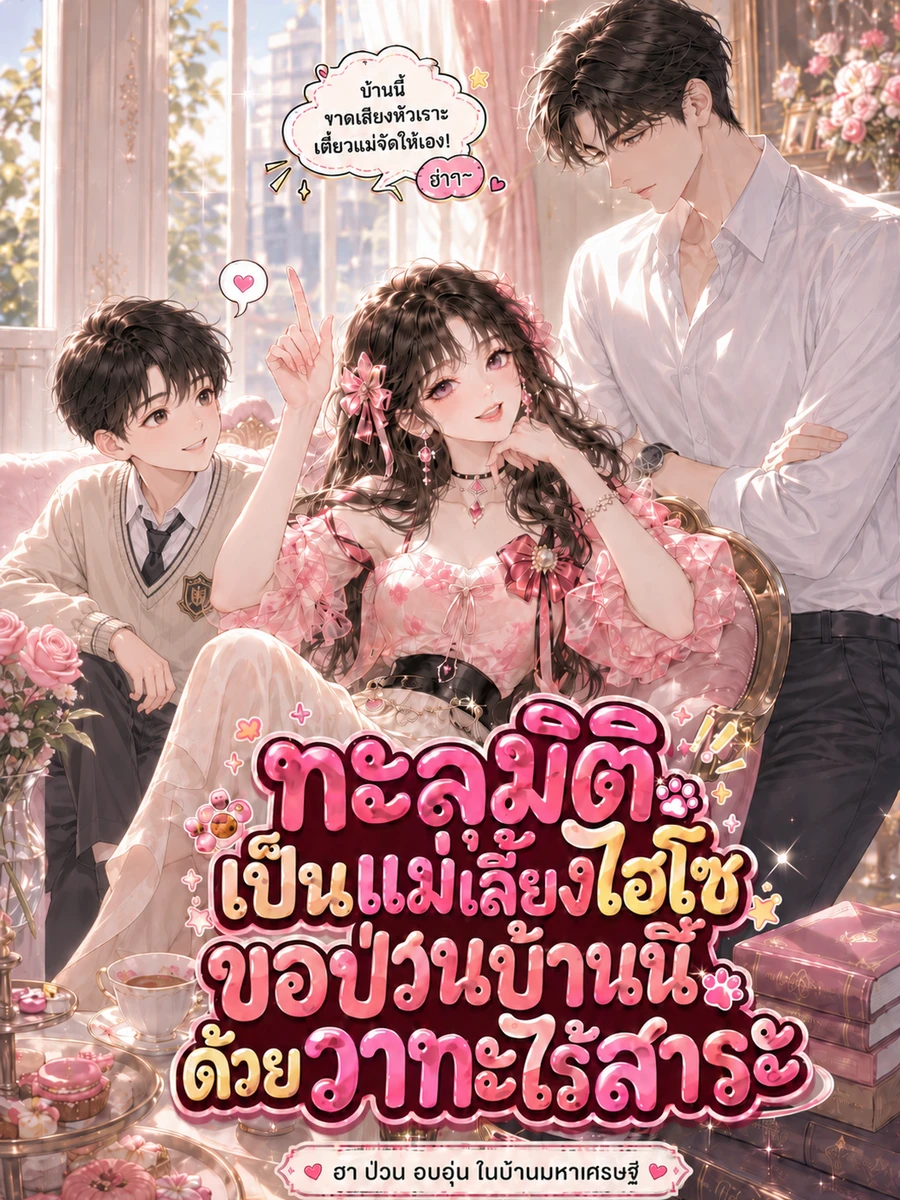 ปก [จบแล้ว]ทะลุมิติเป็นแม่เลี้ยงไฮโซ ขอป่วนบ้านนี้ด้วยวาทะไร้สาระ