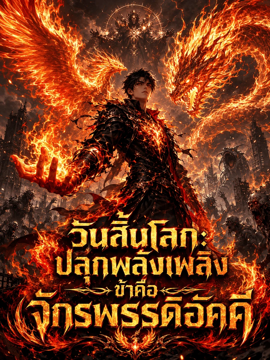 ปก วันสิ้นโลก: ปลุกพลังเพลิง ข้าคือจักรพรรดอัคคี