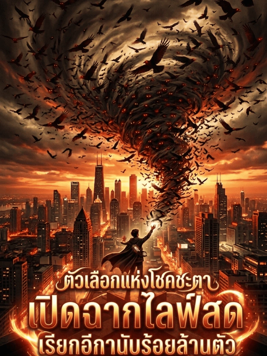 ปก ตัวเลือกแห่งโชคชะตา: เปิดฉากไลฟ์สดเรียกอีกานับร้อยล้านตัว