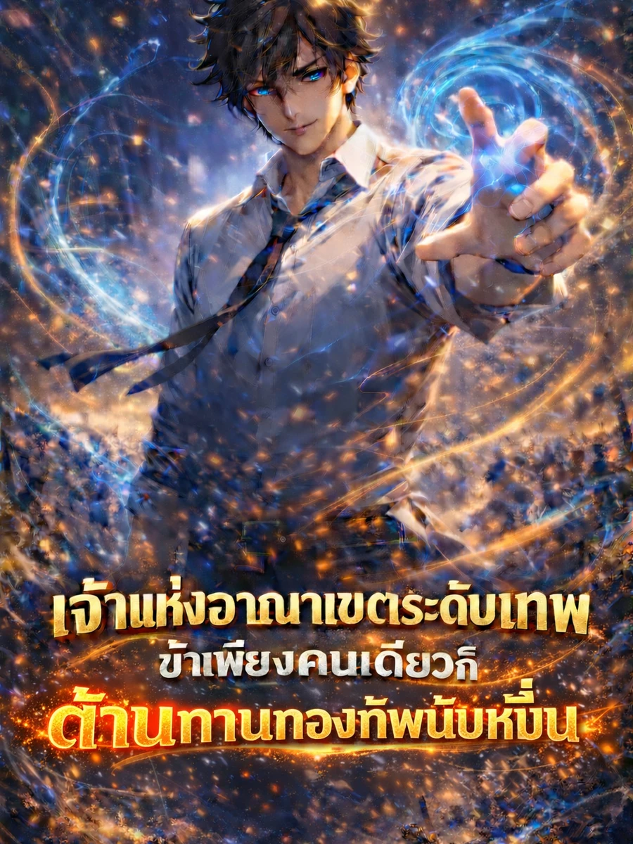 ปก เจ้าแห่งอาณาเขตระดับเทพ ข้าเพียงคนเดียวก็ต้านทานกองทัพนับหมื่น