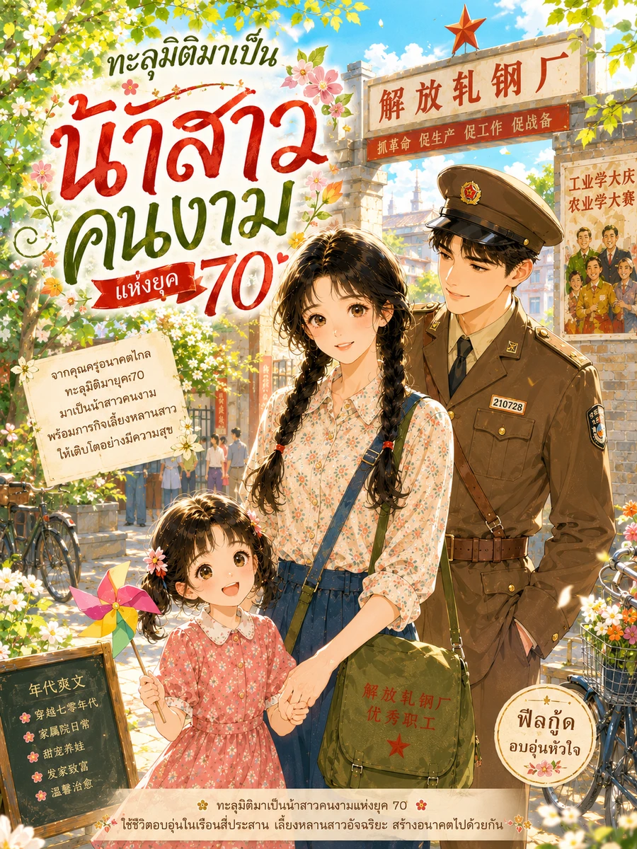 ปก ทะลุมิติมาเป็นน้าสาวคนงามแห่งยุค 70