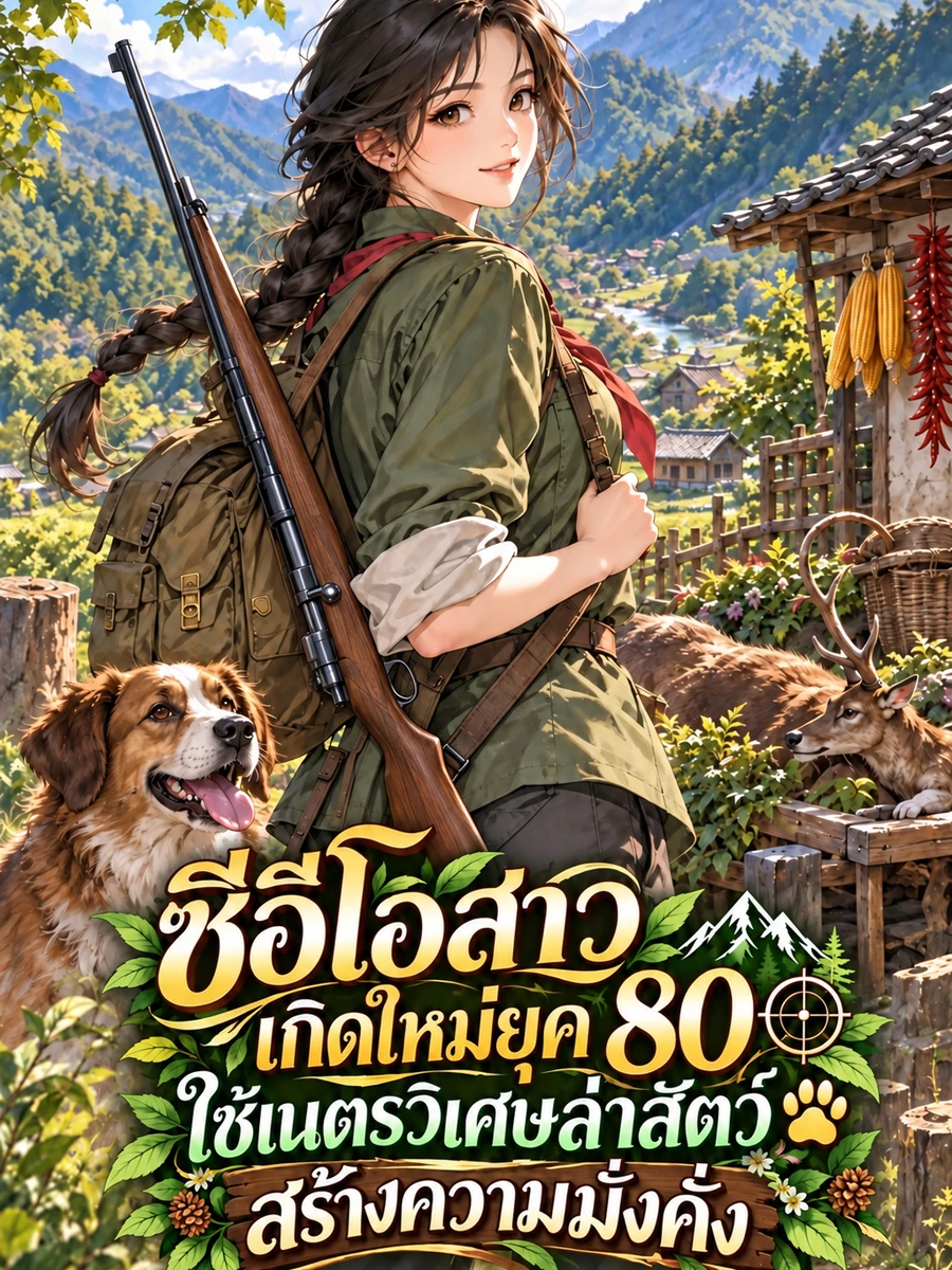 ปก ซีอีโอสาวเกิดใหม่ยุค 80 ใช้เนตรวิเศษล่าสัตว์สร้างความมั่งคั่ง