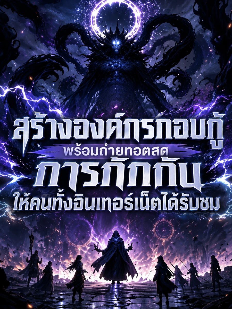 ปก สร้างองค์กรกอบกู้ พร้อมถ่ายทอดสดการกักกันให้คนทั้งอินเทอร์เน็ตได้รับชม