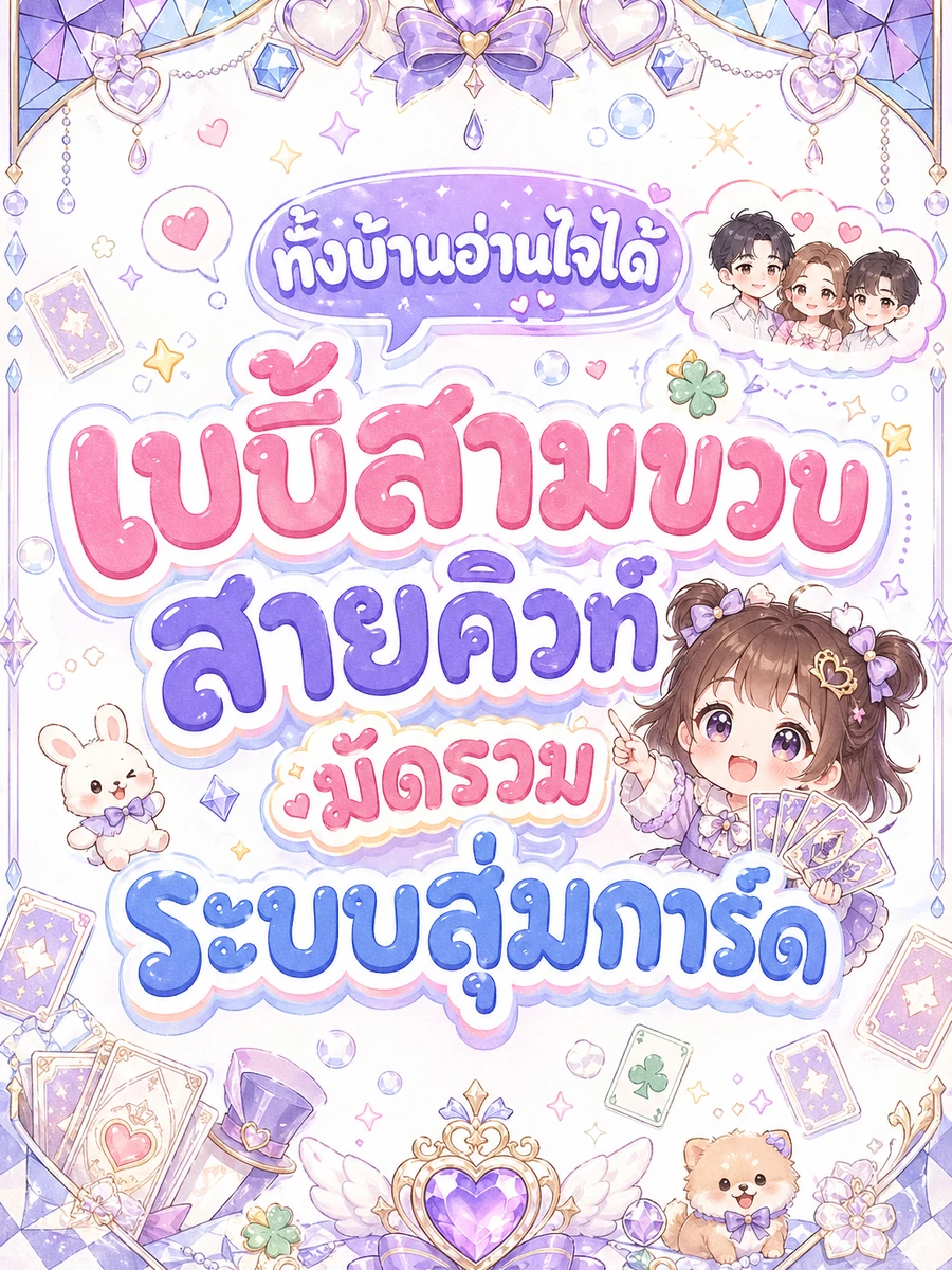 ปก ทั้งบ้านอ่านใจได้ เบบี้สามขวบสายคิวท์มัดรวมระบบสุ่มการ์ด