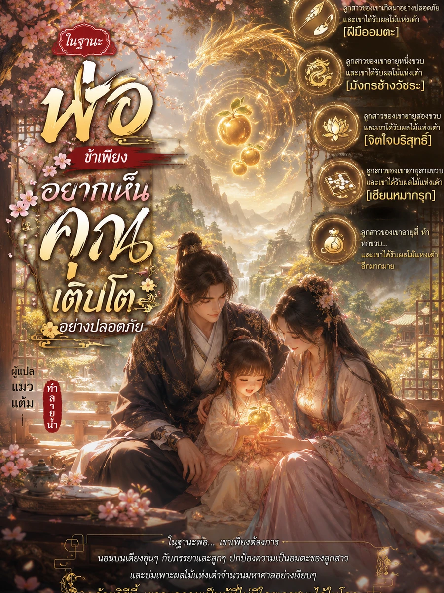 ปก ในฐานะพ่อ ข้าเพียงอยากเห็นคุณเติบโตอย่างปลอดภัย