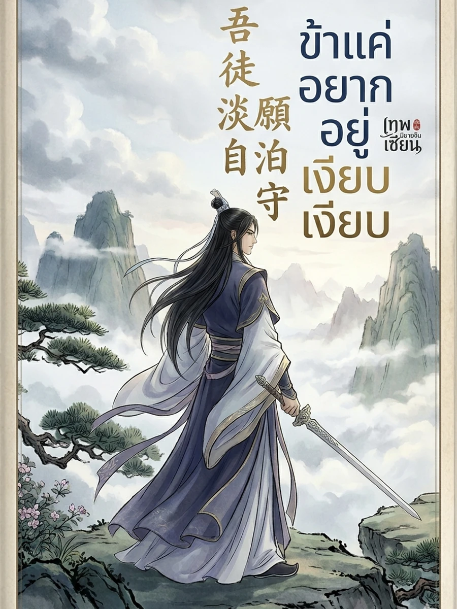 ปก ข้าแค่อยากอยู่เงียบๆ