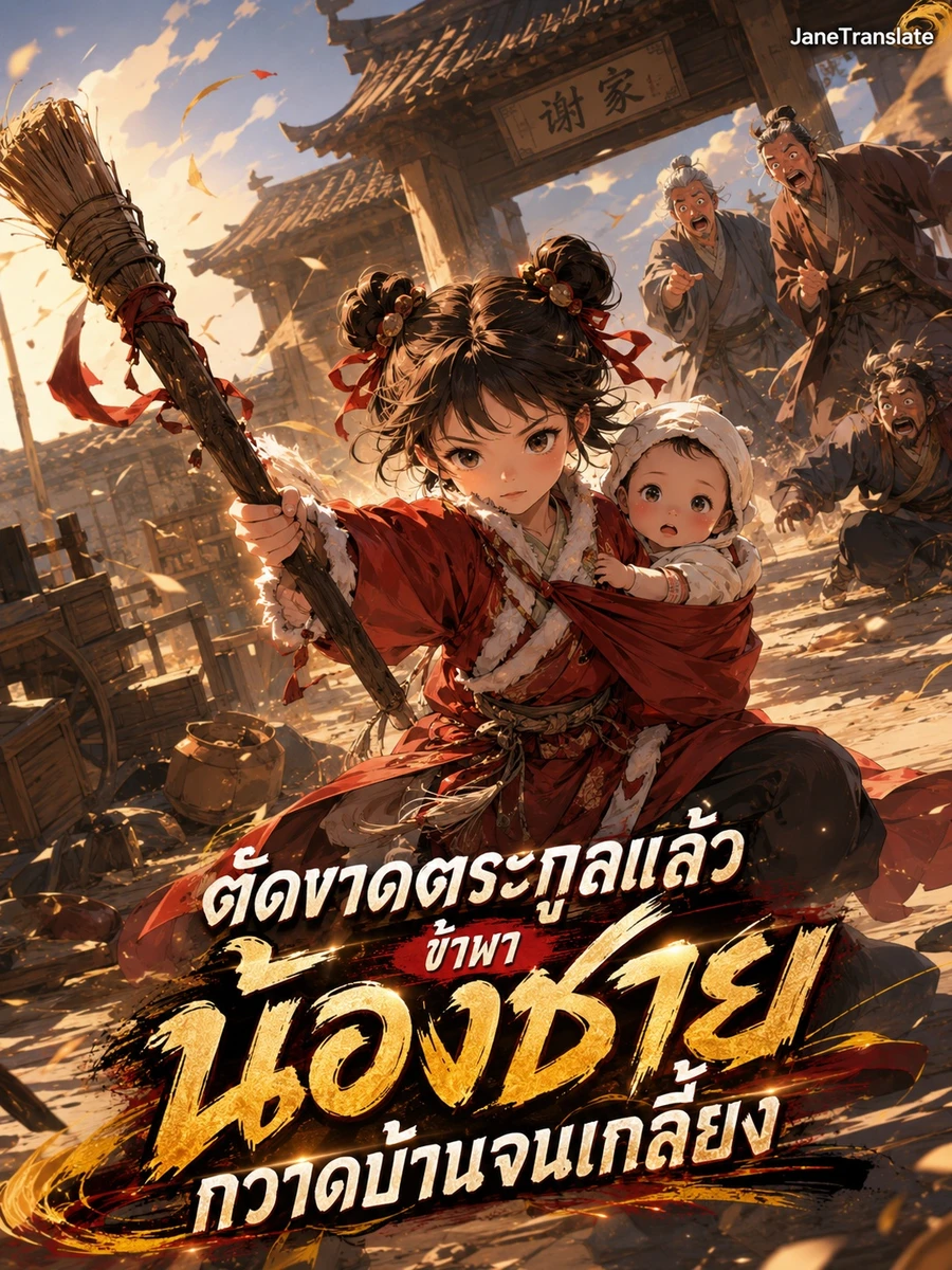 ปก ตัดขาดตระกูลแล้ว ข้าพาน้องชายกวาดบ้านจนเกลี้ยง
