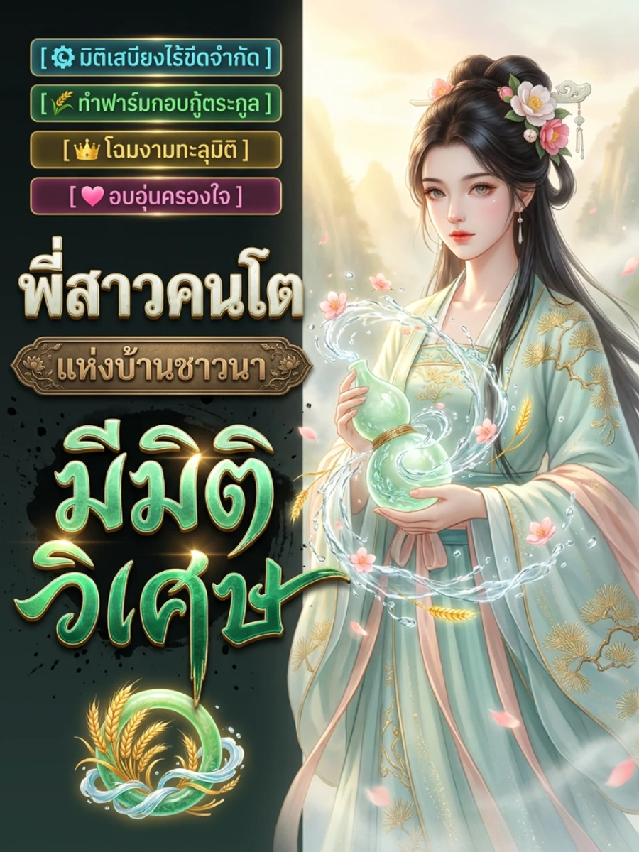 ปก พี่สาวคนโตแห่งบ้านชาวนามีมิติวิเศษ