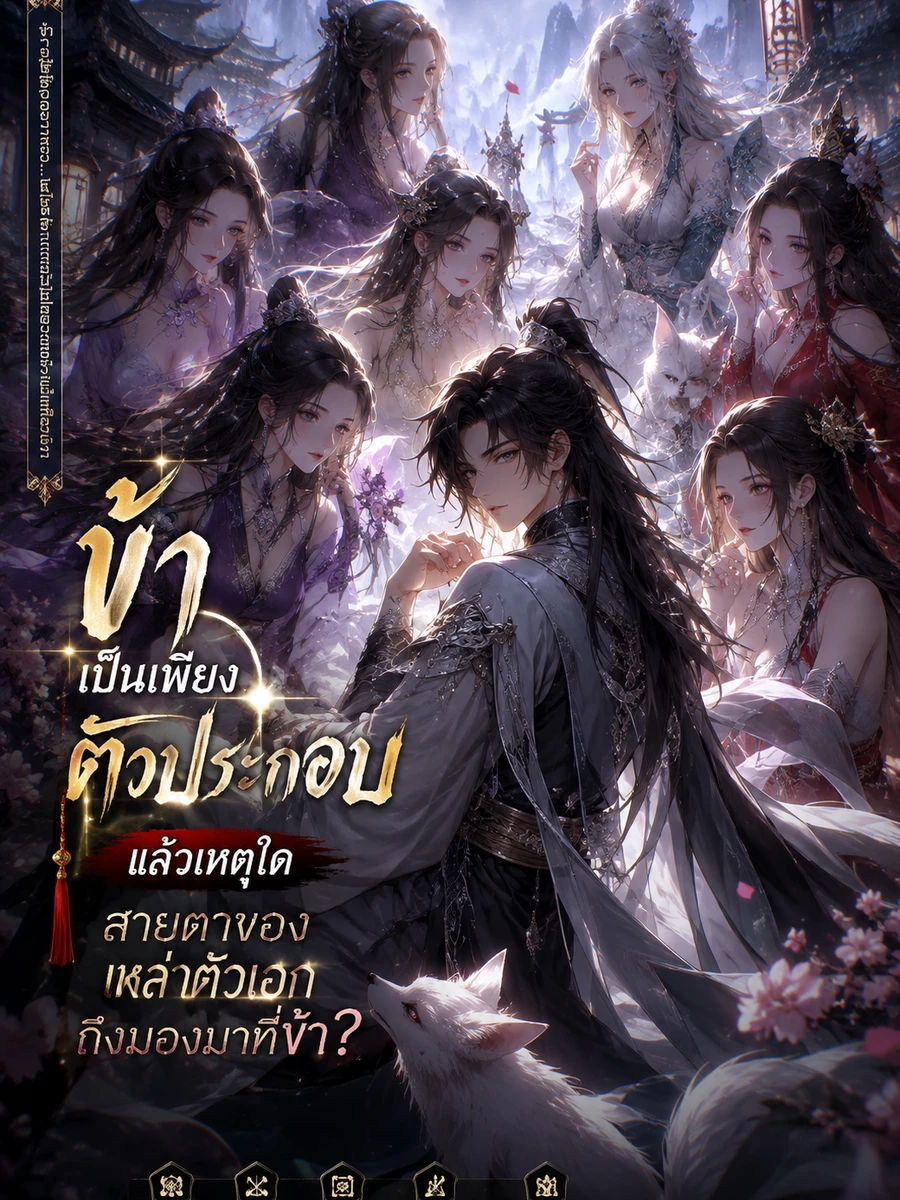 ปก ข้าเป็นเพียงตัวประกอบ เหตุใดสายตาของเหล่าตัวเอกถึงมองมาที่ข้า?