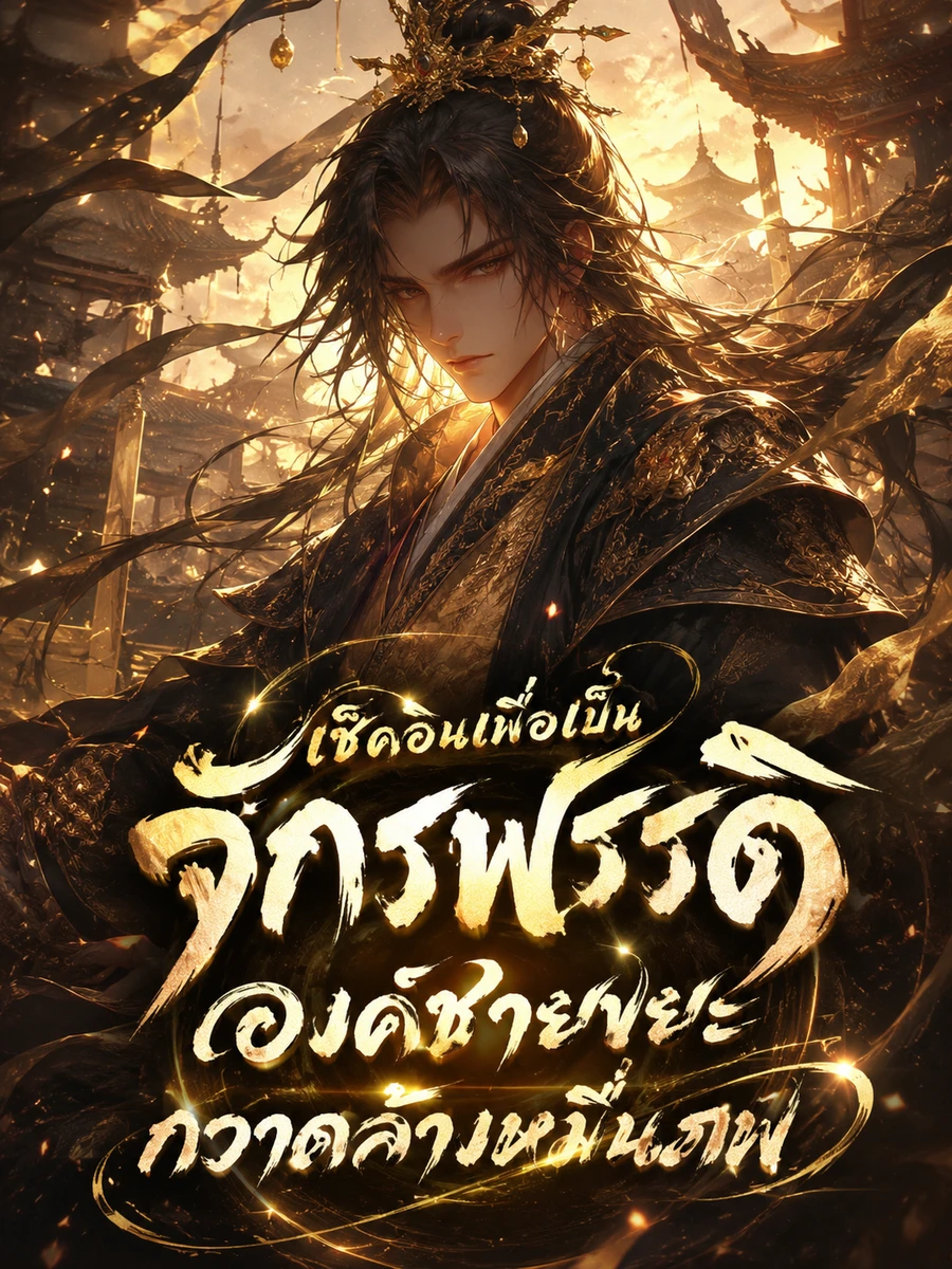 ปก เช็คอินเพื่อเป็นจักรพรรดิ องค์ชายขยะกวาดล้างหมื่นภพ