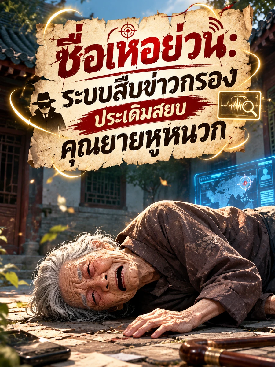 ปก ซื่อเหอย่วน: ระบบสืบข่าวกรอง ประเดิมสยบคุณยายหูหนวก