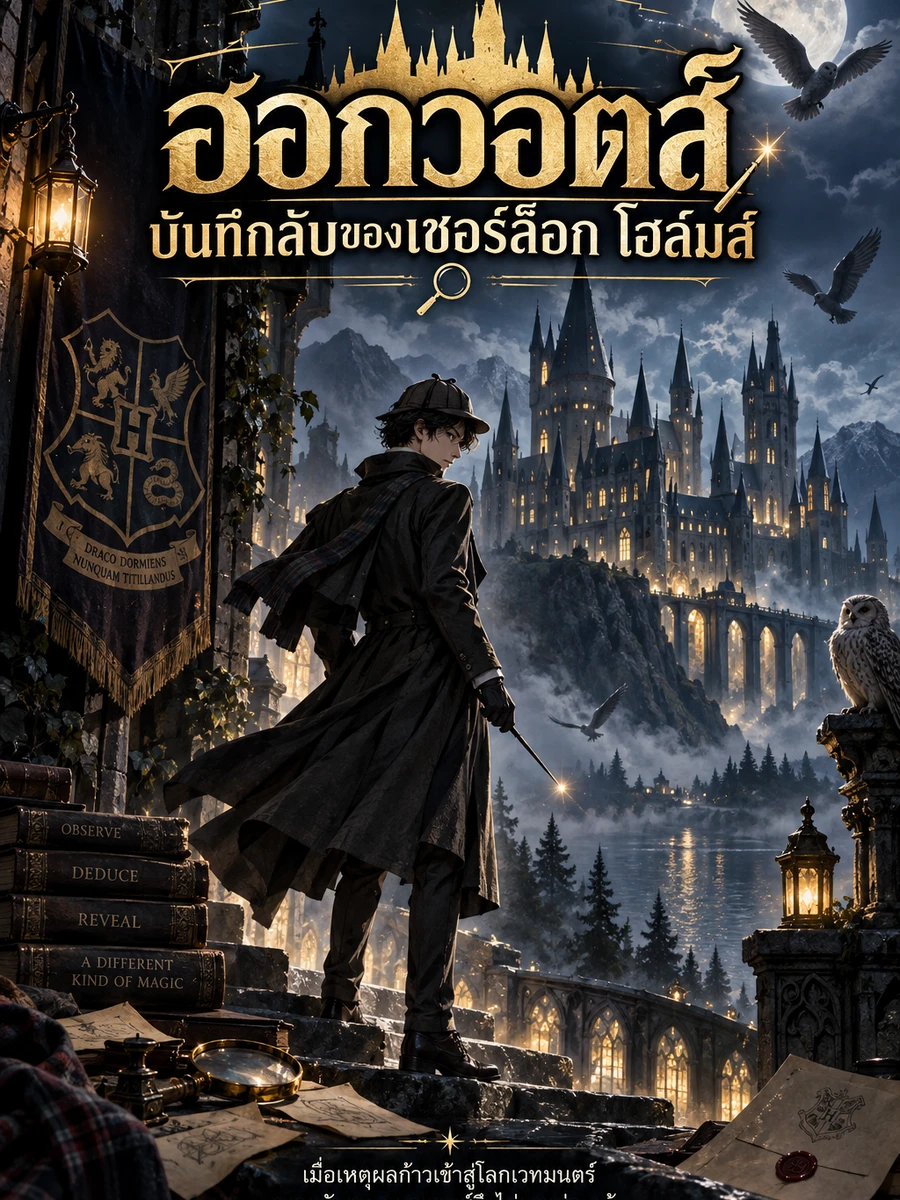 ปก [จบแล้ว] ฮอกวอตส์: บันทึกลับของเชอร์ล็อก โฮล์มส์