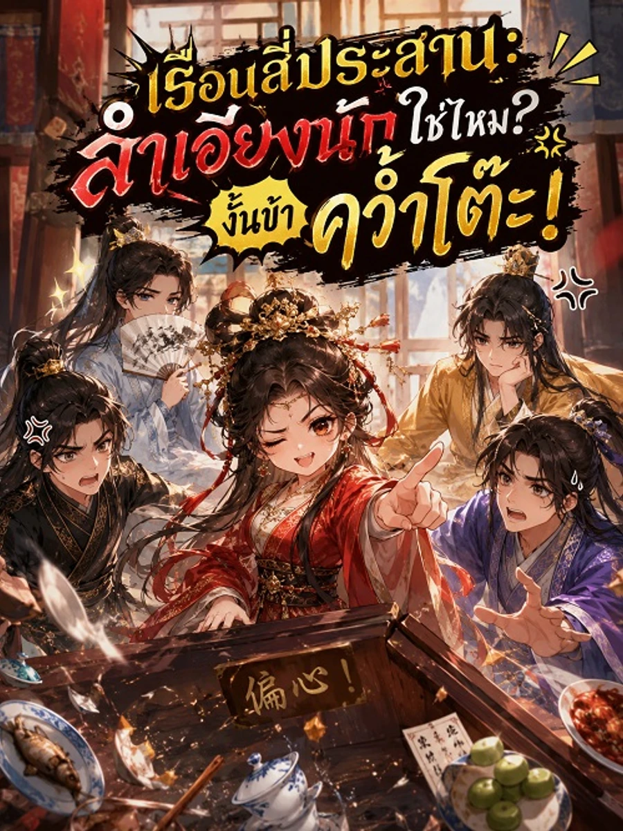 ปก เรือนสี่ประสาน: ลําเอียงนักใช่ไหม? งั้นข้าคว่ําโต๊ะ! 59 ตอน จบ