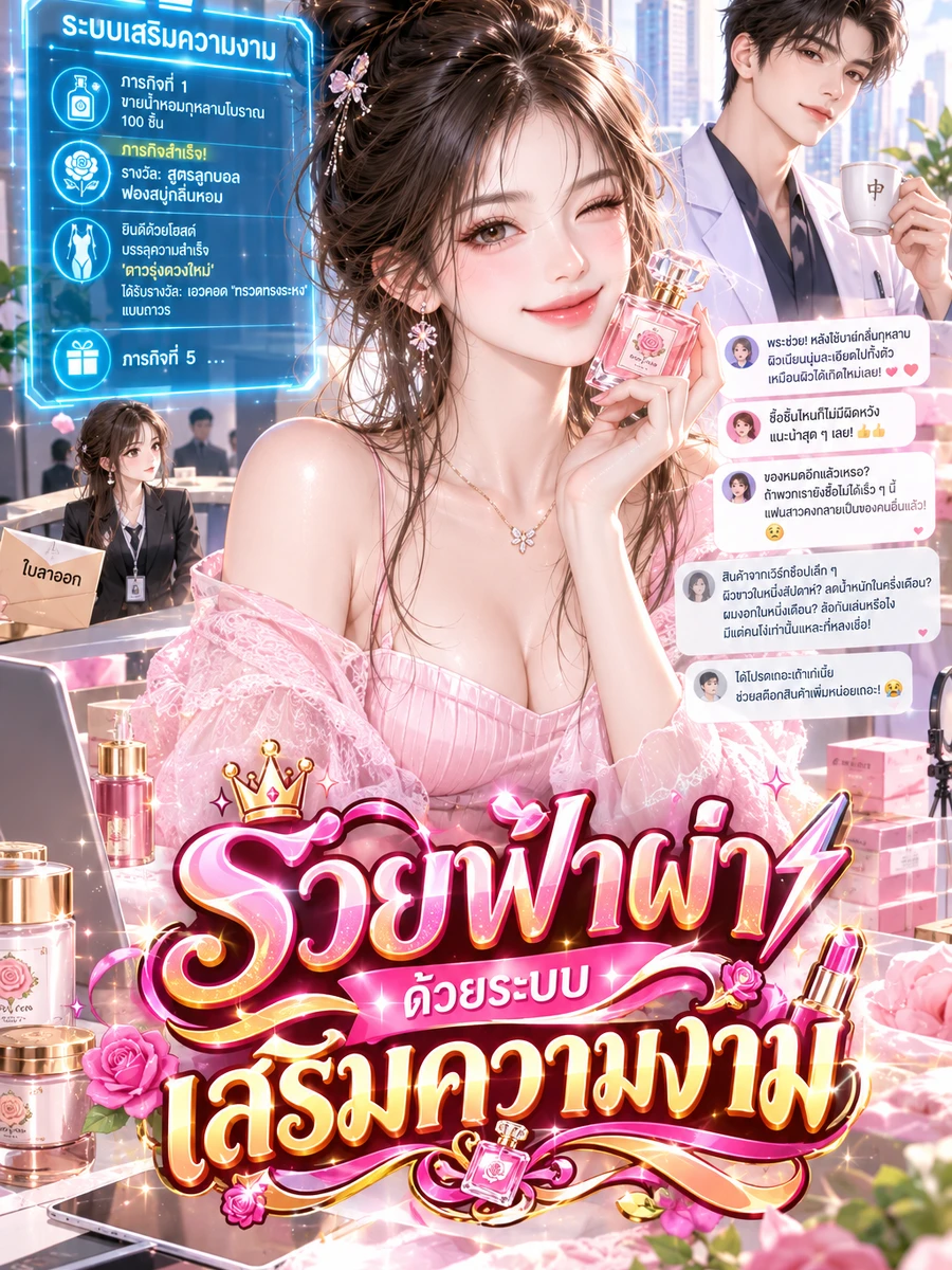 ปก รวยฟ้าผ่าด้วยระบบเสริมความงาม