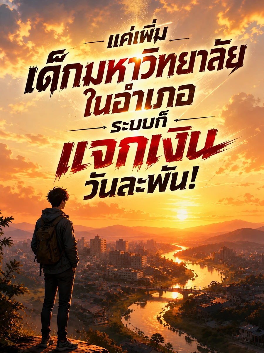 ปก แค่เพิ่มเด็กมหาวิทยาลัยในอําเภอ ระบบก็แจกเงินวันละพัน!
