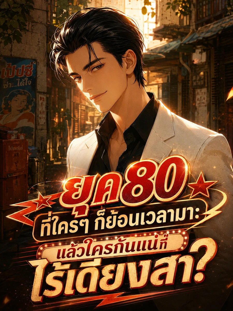 ปก ยุค 80 ที่ใครๆ ก็ย้อนเวลามา: แล้วใครกันแน่ที่ไร้เดียงสา?
