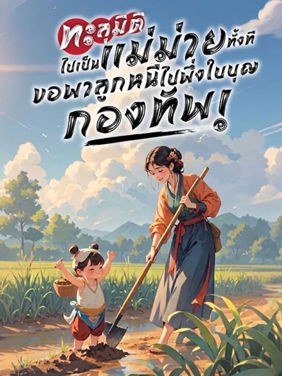 ปก (จบ) ทะลุมิติไปเป็นแม่ม่ายทั้งที ขอพาลูกหนีไปพึ่งใบบุญกองทัพ!