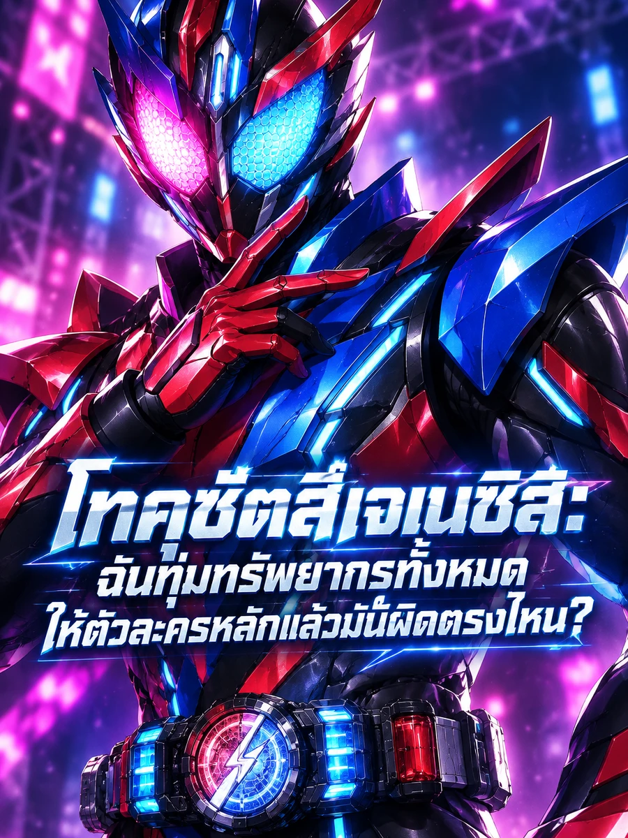 ปก โทคุซัตสึเจเนซิส: ฉันทุ่มทรัพยากรทั้งหมดให้ตัวละครหลักแล้วมันผิดตรงไหน?