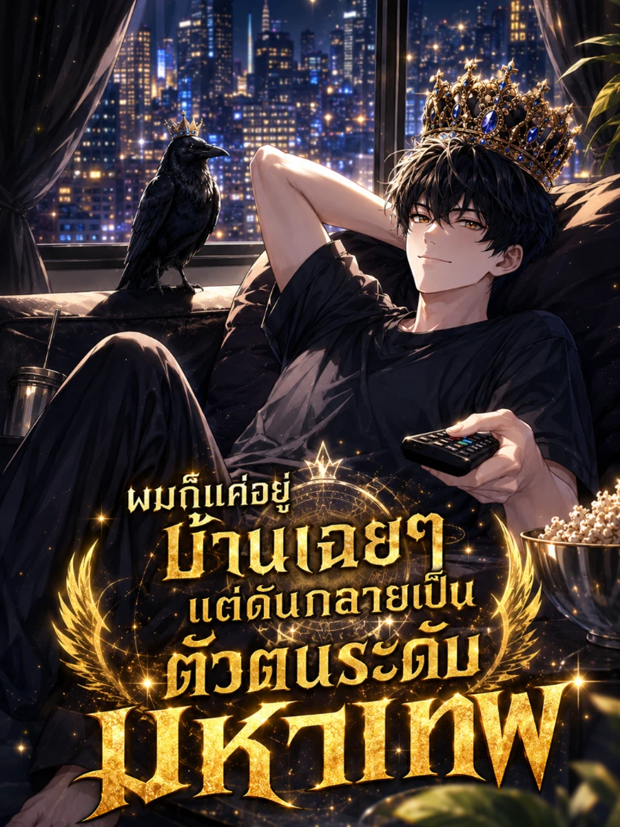 ปก (จบแล้ว) ผมก็แค่อยู่บ้านเฉยๆ แต่ดันกลายเป็นตัวตนระดับมหาเทพ