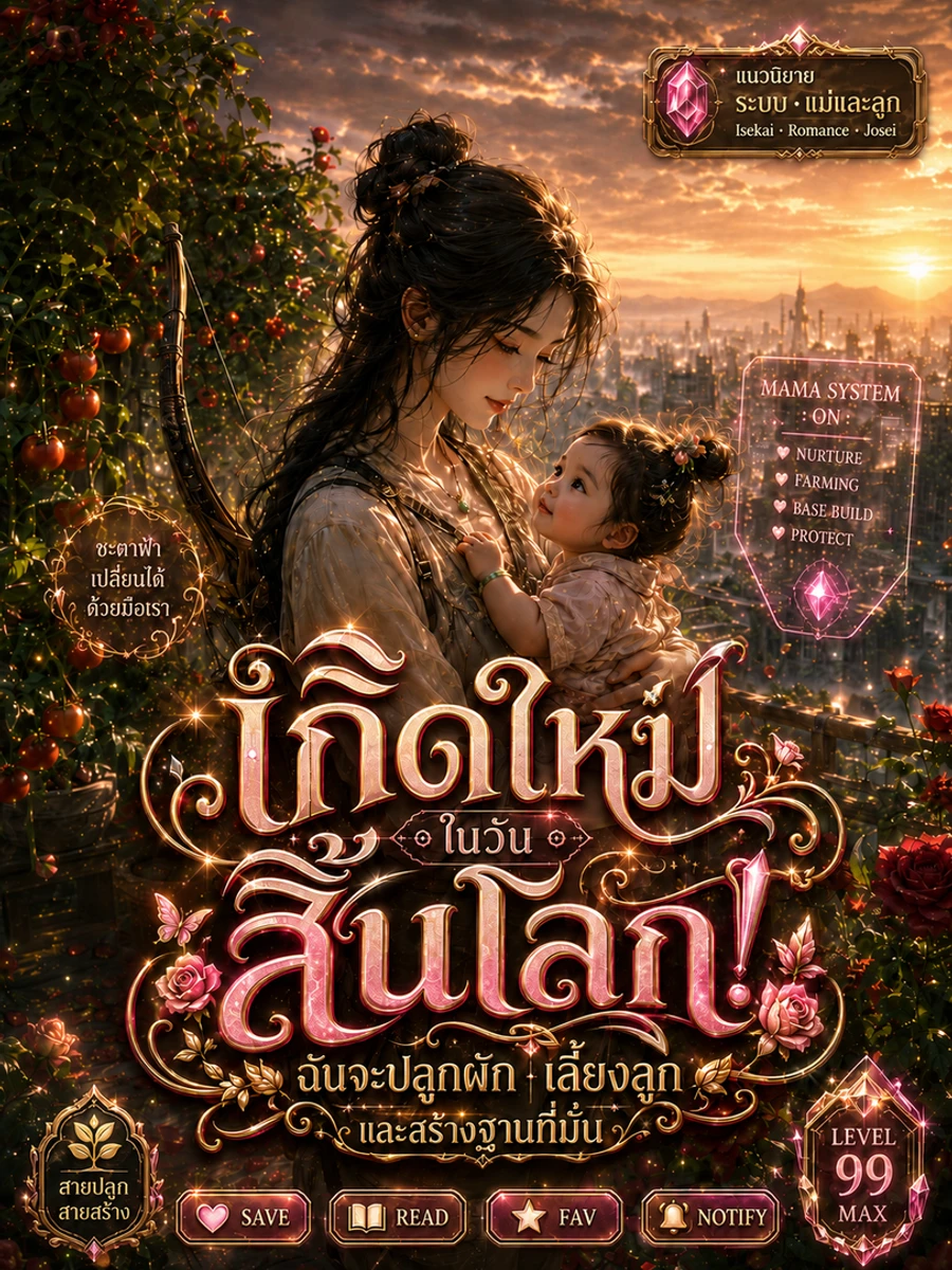 ปก เกิดใหม่ในวันสิ้นโลก! ฉันจะปลูกผัก เลี้ยงลูก และสร้างฐานที่มั่น