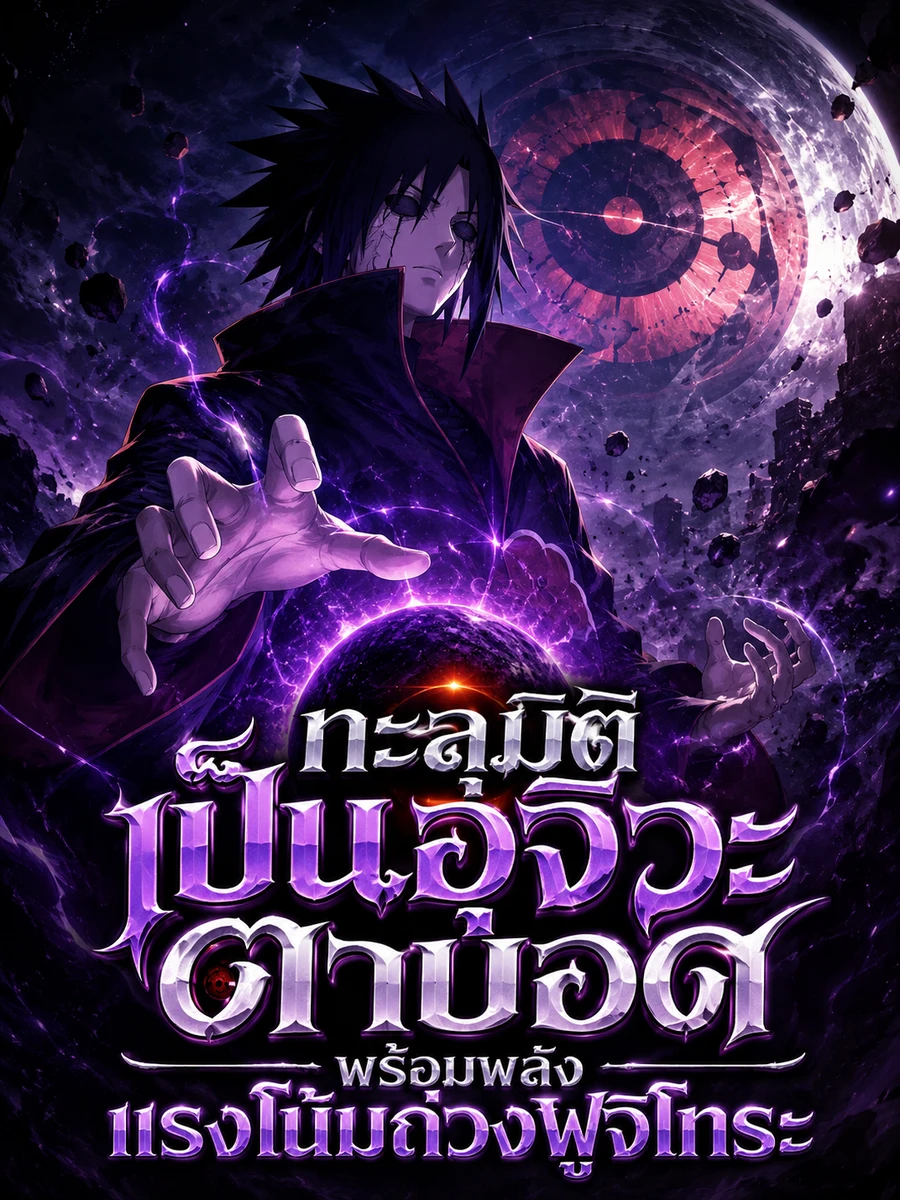 ปก ทะลุมิติเป็นอุจิวะตาบอด พร้อมพลังแรงโน้มถ่วงฟูจิโทระ