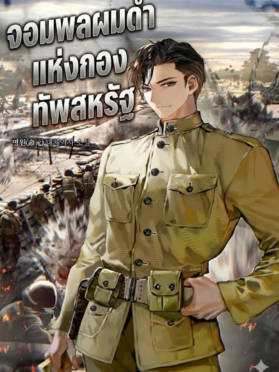 ปก (อ่านฟรีจนจบ) จอมพลผมดําแห่งกองทัพสหรัฐ The Black-Haired Grandmaster of the U.S. Army