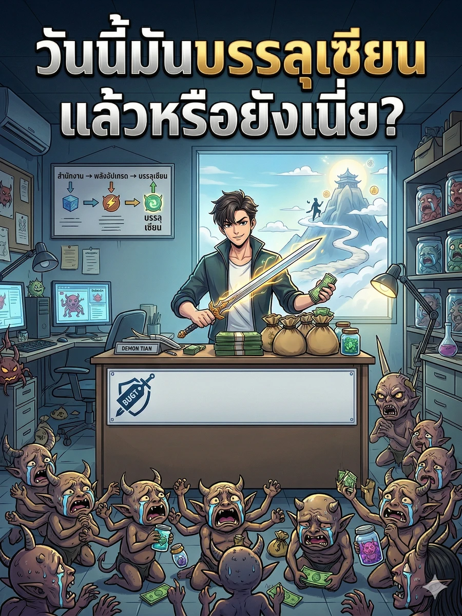ปก วันนี้มันบรรลุเซียนแล้วหรือยังเนี่ย?