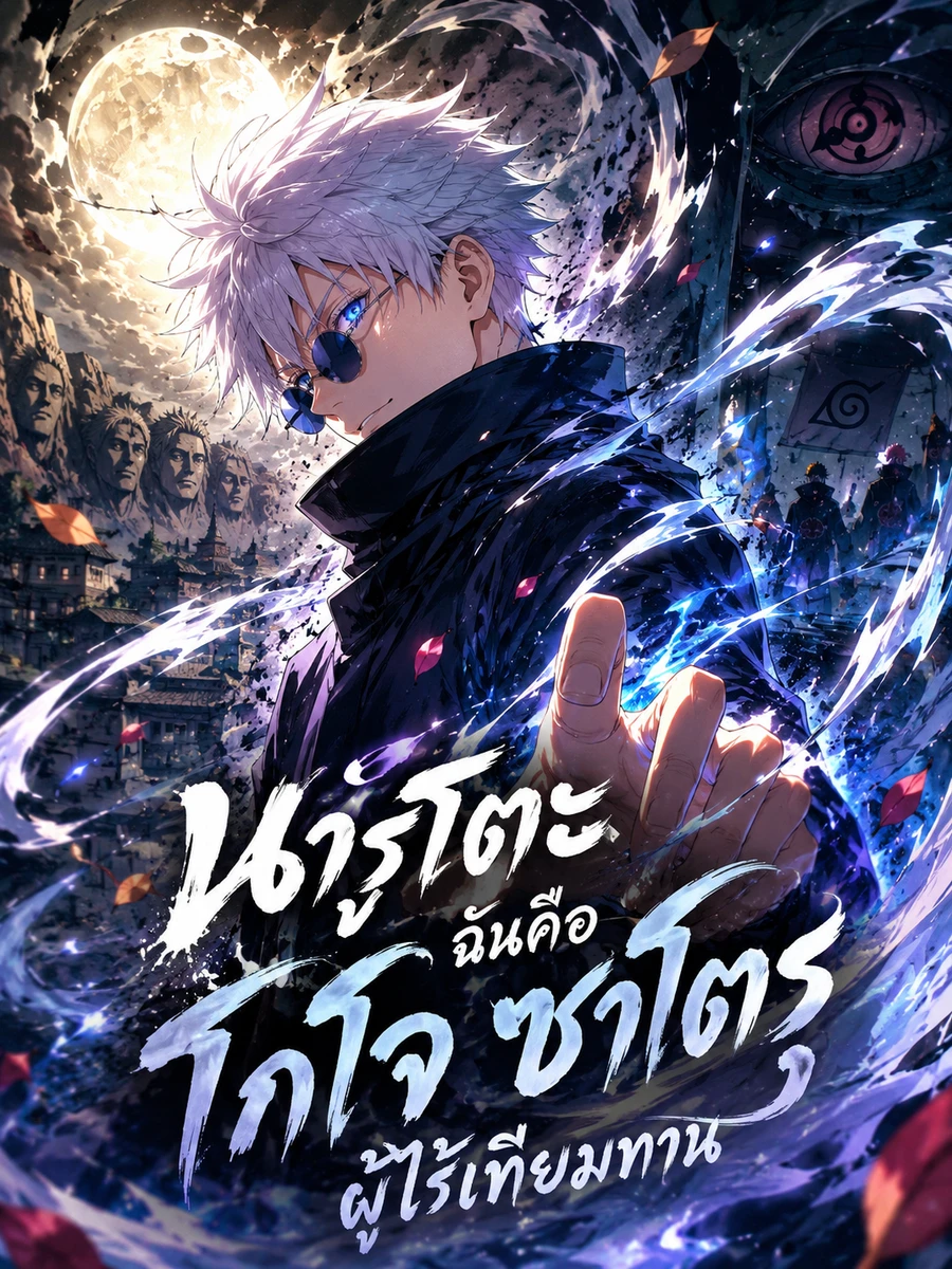 ปก นารูโตะ ฉันคือโกโจ ซาโตรุ ผู้ไร้เทียมทาน