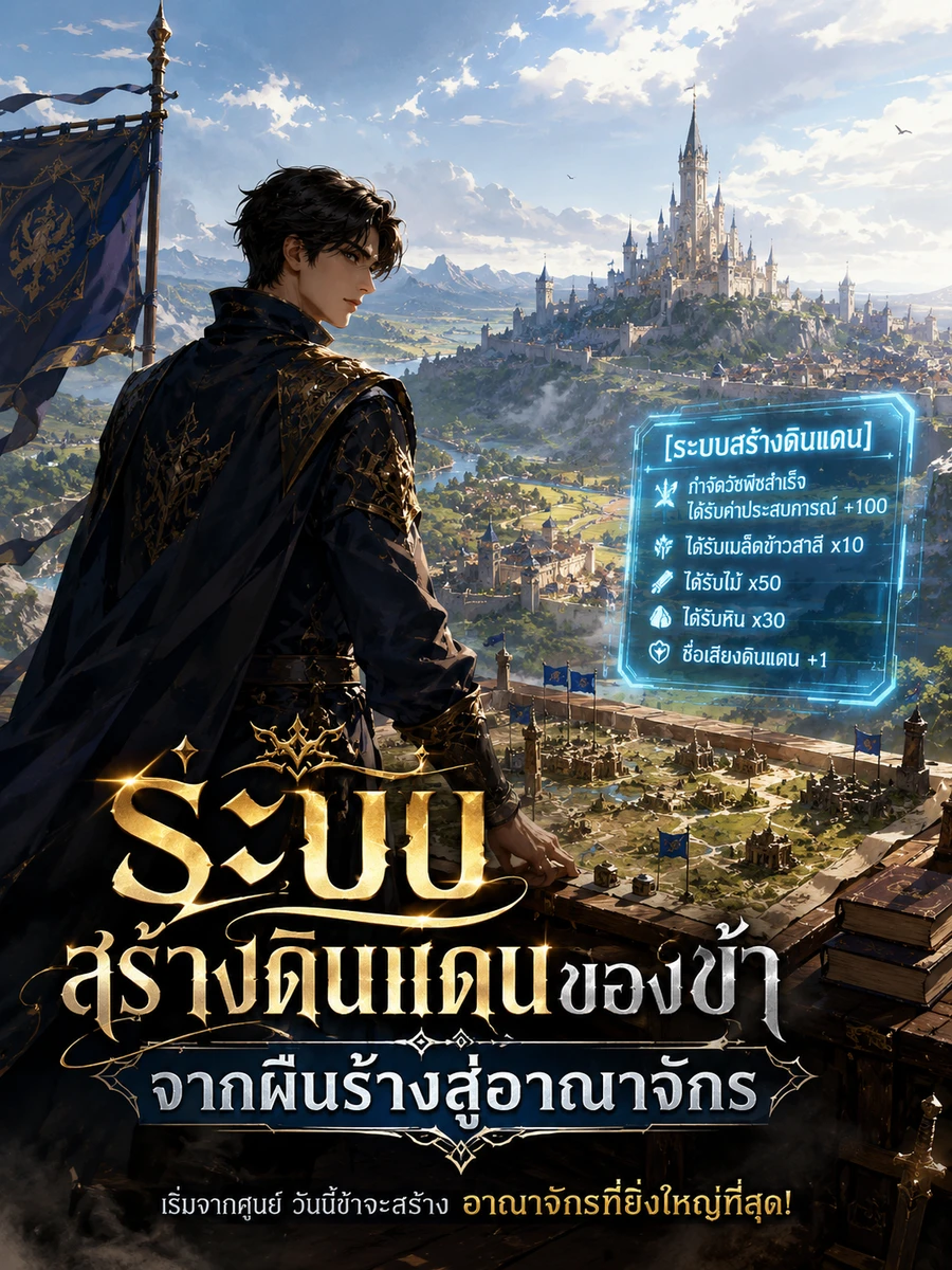 ปก ระบบสร้างดินแดนของข้า จากผืนร้างสู่อาณาจักร