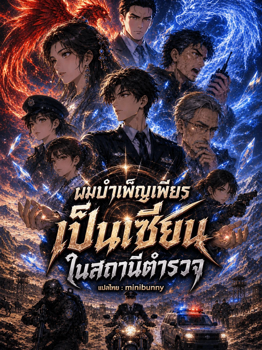 ปก ผมบําเพ็ญเพียรเป็นเซียนในสถานีตํารวจ