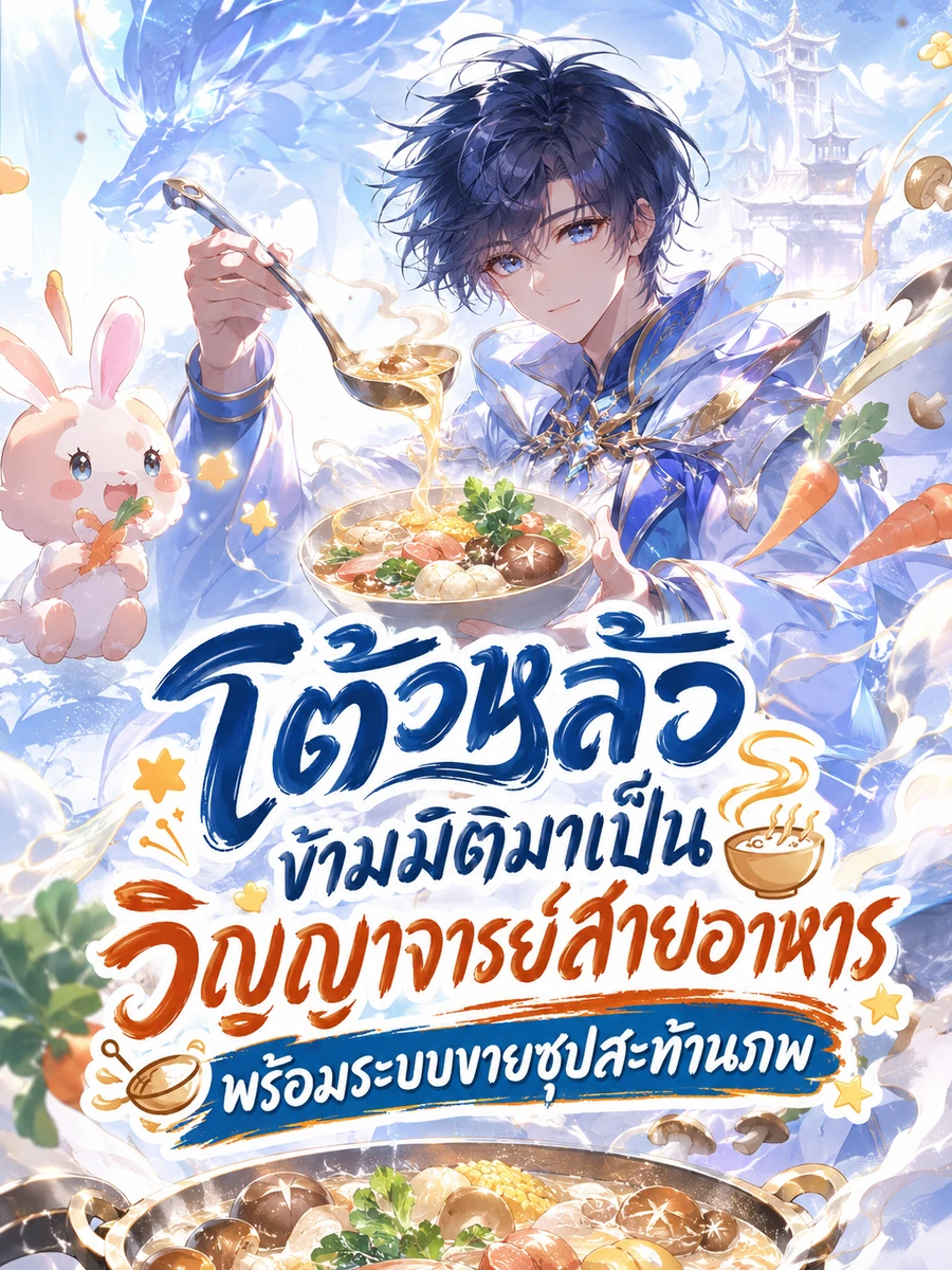 ปก โต้วหลัว: ข้ามมิติมาเป็นวิญญาจารย์สายอาหาร พร้อมระบบขายซุปสะท้านภพ