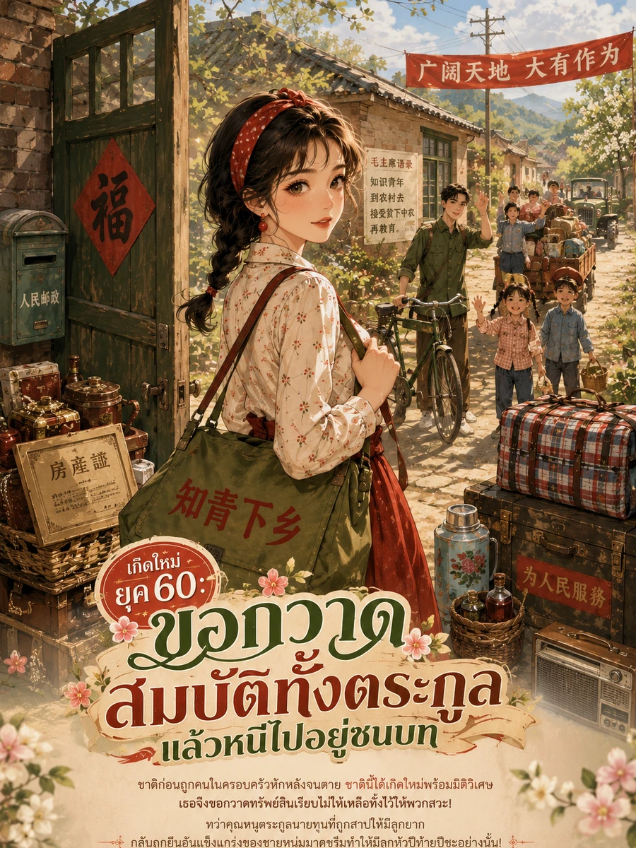 ปก (จบ) เกิดใหม่ยุค 60: ขอกวาดสมบัติทั้งตระกูลแล้วหนีไปอยู่ชนบท