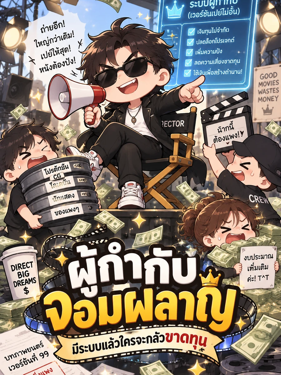 ปก ผู้กํากับจอมผลาญ: มีระบบแล้วใครจะกลัวขาดทุน