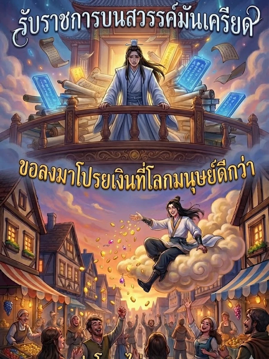 ปก รับราชการบนสวรรค์มันเครียด ขอลงมาโปรยเงินที่โลกมนุษย์ดีกว่า